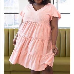 Chic Soul 2X Beachy Brunch dress